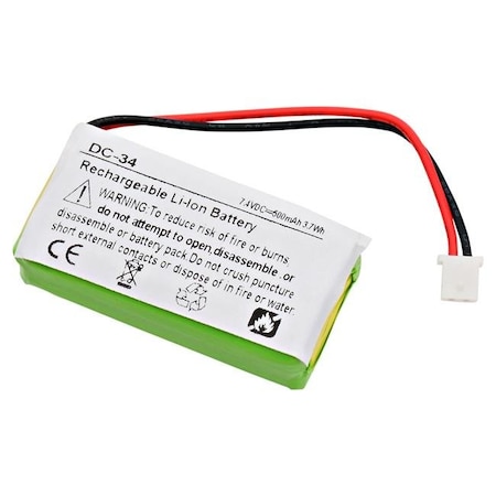 Dantona Dantona DC-34 7.4V & 500 mAh Dog Collar Battery for AE Energy - AE552438P6H; AE562438P6H DC-34